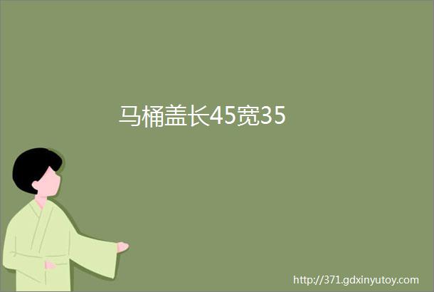 马桶盖长45宽35